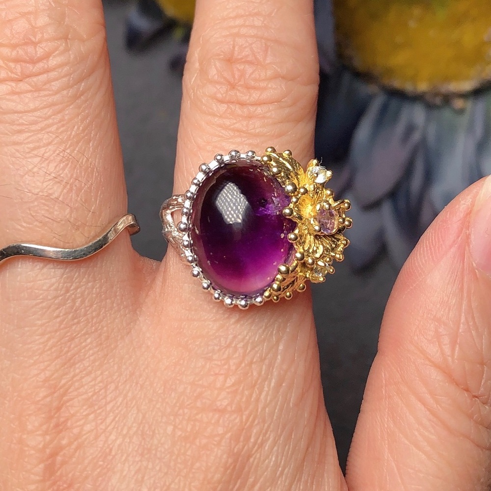‼️Clearance‼️Sterling silver amethyst ring